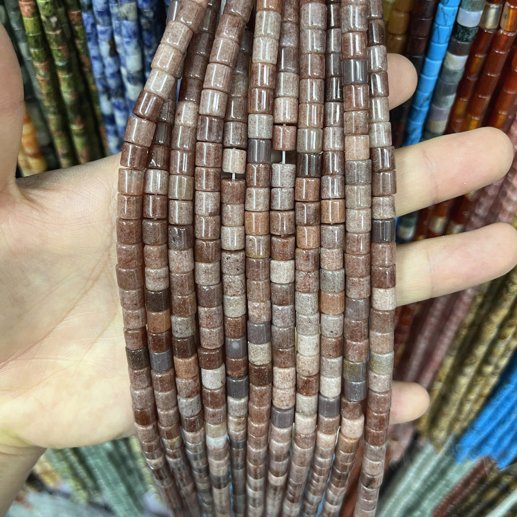 Handmade Diy Jewelry With Cylindrical Loose Beads