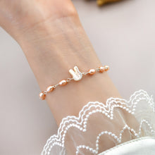 Load image into Gallery viewer, Jewelry Women&#39;s Freshwater Pearl Bunny Bracelet