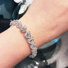Load image into Gallery viewer, Pure Silver High Carbon Diamond Full Diamond Bracelet