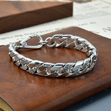 Load image into Gallery viewer, S925 Sterling Silver Domineering Personalized Bracelet Rattan Pattern Chain Body Fashion Rough Chain