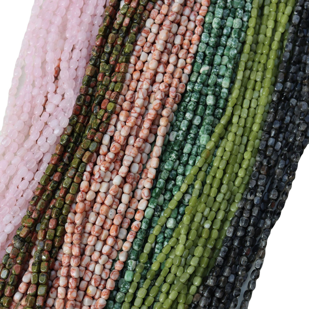 Handmade Diy Jewelry Accessories With Square Loose Beads