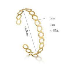 Load image into Gallery viewer, Fashion Irregular Jewelry Gold Hollow Leaf Bracelet