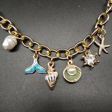 Load image into Gallery viewer, Jewelry Creative Ocean Fan Shellfish Starfish Pearl Fishtail