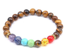 Load image into Gallery viewer, Universe Galaxy Eight Planets Solar System Guardian Star Natural Stone Beads Bracelet