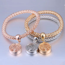 Load image into Gallery viewer, Creative hollow tree inlaid crystal zirconium bracelet jewelry