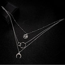 Load image into Gallery viewer, Fashionable Multilayer Boho Moon Map Necklace