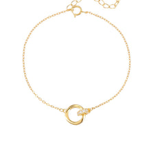 Load image into Gallery viewer, Double Ring Bracelet Female Niche Bestie All Match Hand Jewelry