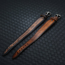 Load image into Gallery viewer, New Punk Style Retro Vintage Wrap Buckle Genuine Leather Bracelet Adjustable Men Wide Belt Wristband Bangles Jewelry