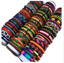 Load image into Gallery viewer, Handmade Mixed Style Woven Leather Cuff Jewelry
