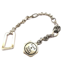 Load image into Gallery viewer, Simple Retro Hexagonal Geometry Letter Bracelet Women&#39;s Fashion Personality Punk All-match Jewelry