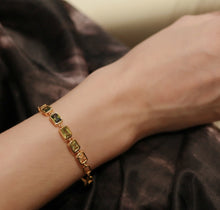 Load image into Gallery viewer, Gradient Gemstone Vintage Bracelet Women&#39;s