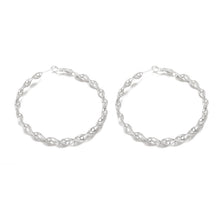 Load image into Gallery viewer, Korean Jewelry Ins Wind Twisted Line Large Hoop Earrings