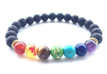 Load image into Gallery viewer, Universe Galaxy Eight Planets Solar System Guardian Star Natural Stone Beads Bracelet