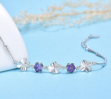 Load image into Gallery viewer, S925 Silver Amethyst Bracelet
