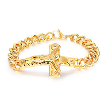 Load image into Gallery viewer, Jewelry Classic Cross Titanium Steel Bracelet