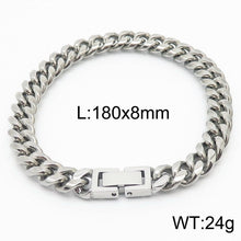 Load image into Gallery viewer, Cuban Link Chain Trimming Chain Jewelry Buckle Titanium Steel Bracelet