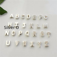 Load image into Gallery viewer, Peach Heart Shaped Letter Necklace Clavicle Chain Necklace