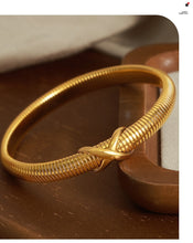 Load image into Gallery viewer, Personalized Line Cross Knot Design Feeling Jewelry Bracelet