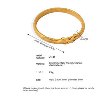 Load image into Gallery viewer, Personalized Line Cross Knot Design Feeling Jewelry Bracelet