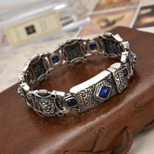 Load image into Gallery viewer, Sterling Silver LION Zircon Bracelet For Men