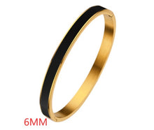 Load image into Gallery viewer, Epoxy Jewelry Ladies Gold Stainless Steel Bracelet