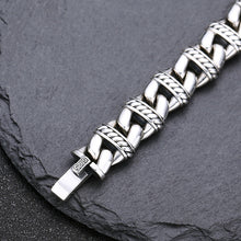 Load image into Gallery viewer, Sterling Silver Pig Nose Bracelet Thick Type Personality