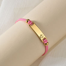 Load image into Gallery viewer, Personalized DIY Hand Woven Color Bracelet European And American Jewelry