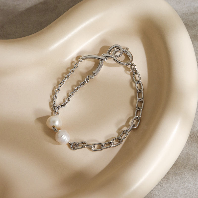 Simple And Versatile Niche Design Double-layer Fashion Hand Jewelry