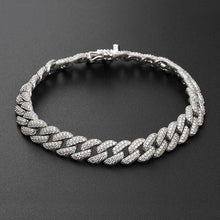 Load image into Gallery viewer, Hip Hop S925 Silver Diamond Cuban Zircon Bracelet