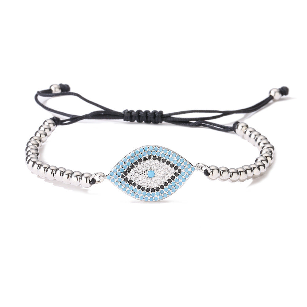 Custom Smart Turkey Blue Eyes Bracelet For Girls Jewelry