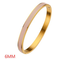 Load image into Gallery viewer, Epoxy Jewelry Ladies Gold Stainless Steel Bracelet
