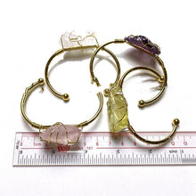 Load image into Gallery viewer, Explosive Natural Crystal Rough Stone Gold Winding Unshaped Bracelet Jewelry Crystal Bracelet