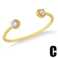 Load image into Gallery viewer, European And American Fashion Jewelry Simple Temperament Shiny Large Zircon Bracelet