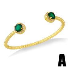 Load image into Gallery viewer, European And American Fashion Jewelry Simple Temperament Shiny Large Zircon Bracelet