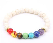 Load image into Gallery viewer, Universe Galaxy Eight Planets Solar System Guardian Star Natural Stone Beads Bracelet