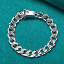 Load image into Gallery viewer, Silver Jewelry Buckle Cuban Bracelet