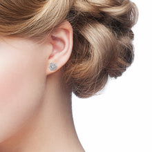 Load image into Gallery viewer, 925 Silver Rose Shape Ear Stud