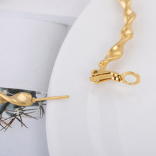 Load image into Gallery viewer, Korean Jewelry Ins Wind Twisted Line Large Hoop Earrings