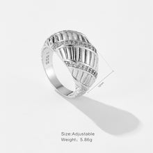 Load image into Gallery viewer, Fashion Simple Croissant Style Zircon Ring