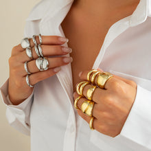 Load image into Gallery viewer, Alloy Simple Bracelet Ring Geometric Design Fashion