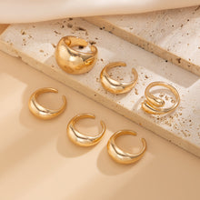 Load image into Gallery viewer, Alloy Simple Bracelet Ring Geometric Design Fashion