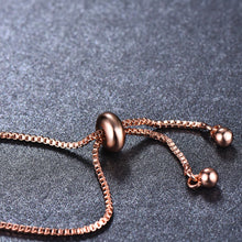 Load image into Gallery viewer, Simple Jewelry Rose Gold Plated 8-character Bracelet