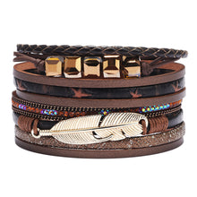Load image into Gallery viewer, Women&#39;s Alloy Feather Multicolor Jewelry