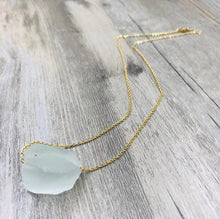 Load image into Gallery viewer, Natural Crystal Stone Pendant Necklace Irregular