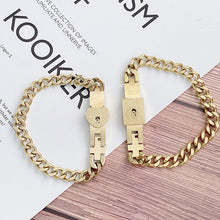 Load image into Gallery viewer, Concentric Lock Press Sand Bracelet Titanium Steel Jewelry