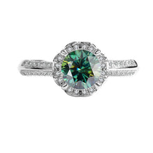 Load image into Gallery viewer, Sterling Silver Moissanite Bridal Bouquet Ring