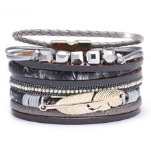 Load image into Gallery viewer, Women&#39;s Alloy Feather Multicolor Jewelry