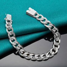 Load image into Gallery viewer, Silver Jewelry Buckle Cuban Bracelet