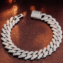 Load image into Gallery viewer, Cuban Link Chain Bracelet Silver Hip Hop For Men And Women
