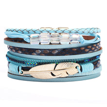 Load image into Gallery viewer, Women&#39;s Alloy Feather Multicolor Jewelry
